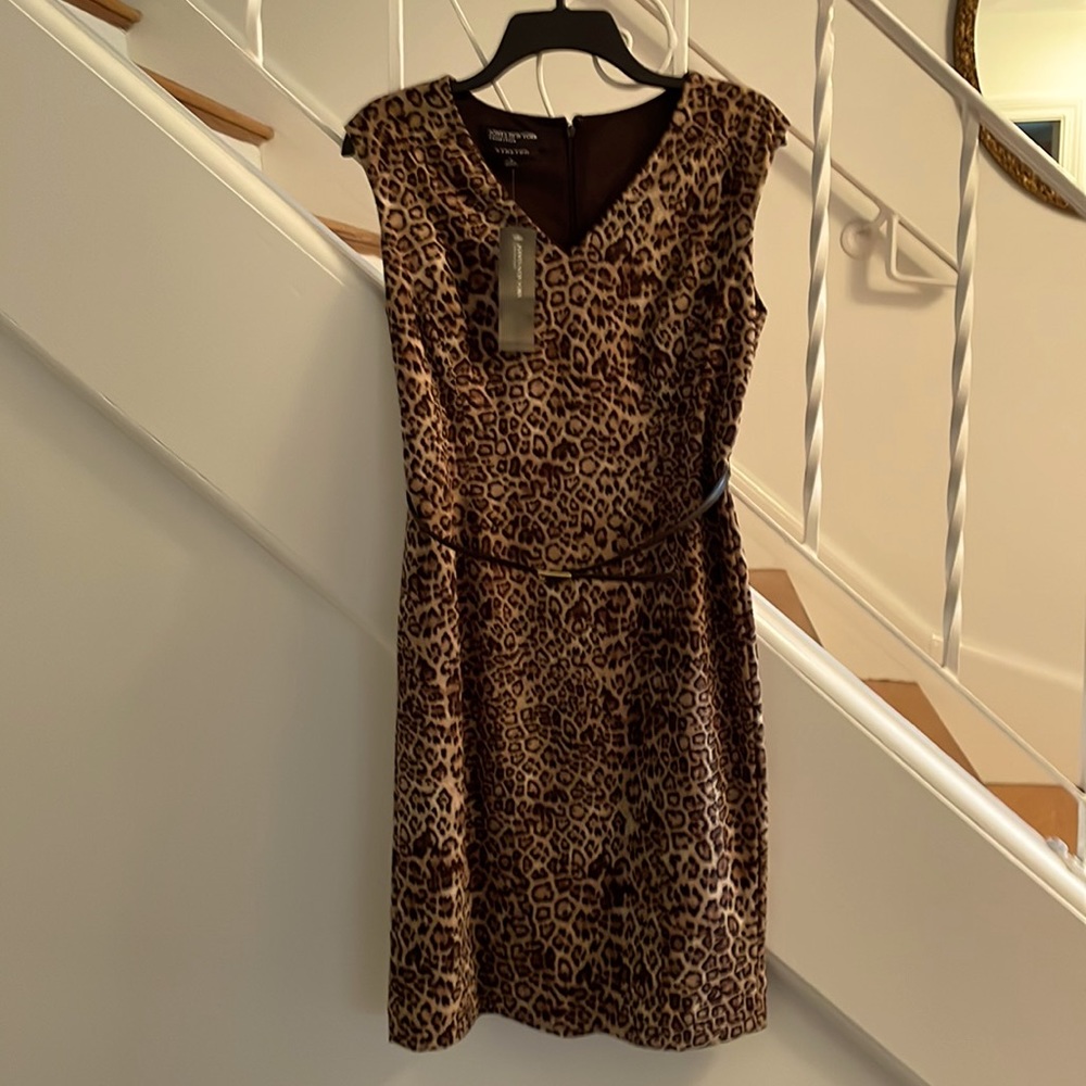 Jones New York, Camel Multi, Dress, Size 2